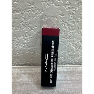 $22 🌙 MAC 135 LOVERS ONLY Amplified Lipstick Full SZ 0.10 OZ NIB DAMAGED BOX